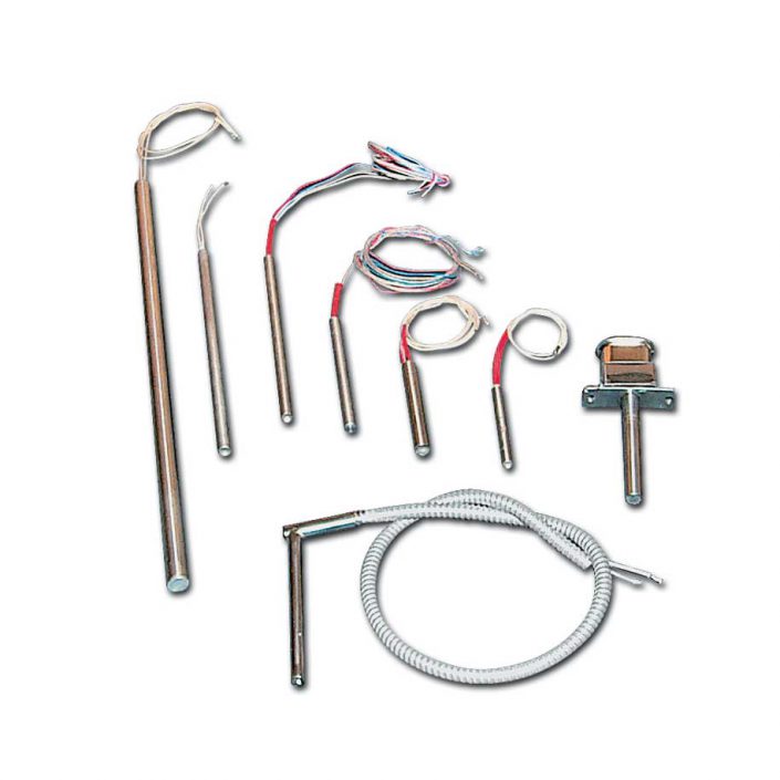 CARTRIDGE HEATERS WITH BUILT-IN THERMOCOUPLE N.W. AND S.W.